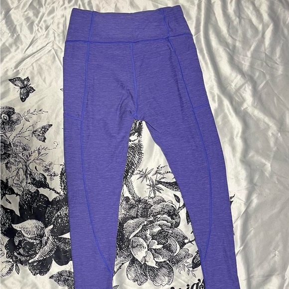 VS purple fleece leggings. - Picture 4 of 7